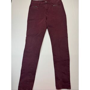 American Eagle Burgundy Hi-Rise Jegging Pants Size 10